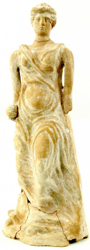 Rom
Objekte aus Keramik
Terrakotta-Figur der stehenden Hera, in der Rechten Gr...
