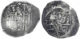 Nicaea
Theodor Comnenus-Lascaris, 1208-1222
Aspron Trachy Silber 1208/1222, Magnesia. 2,71 g.
reparierte Bruchstelle, sonst sehr schön/vorzüglich. ...