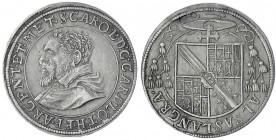 Frankreich-Straßburg, Bistum
Karl von Lothringen, 1592-1607
Teston o.J. sehr schön/vorzüglich. Engel/Lehr 253.