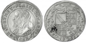 Frankreich-Straßburg, Bistum
Karl von Lothringen, 1592-1607
Teston 1606. sehr schön/vorzüglich, Schrötlingsfehler. Engel/Lehr -.