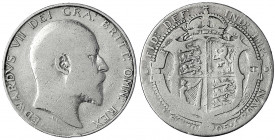 Grossbritannien
Edward VII., 1901-1910
1/2 Crown 1905. schön, kl. Randfehler, sehr selten. Seaby 3981.