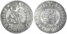 Haus Habsburg
Erzherzog Leopold V., 1619-1632
Reichstaler 1632, Hall. gutes vorzüglich. Voglhuber 183/IV Var. Davenport. 3338.