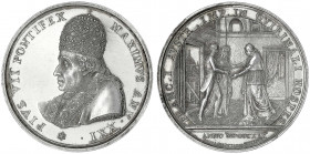 Haus Habsburg
Franz II.(I.), 1792-1835
Silbermedaille 1819 von Mercandetti. Auf den Besuch des Kaiserpaares beim Papst. 41 mm, 32,8 g.
gutes vorzüg...