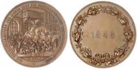 Haus Habsburg
Franz Joseph I., 1848-1916
Bronzemedaille 1898 zur 50 Jf. der Revolution von 1848, gewidmet von der österr. Sozialdemokratie. 50 mm.
...
