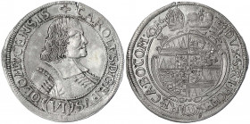 Olmütz
Karl von Liechtenstein, 1664-1695
VI Kreuzer 1675, Kremsier. vorzüglich, kl. Schrötlingsfehler am Rand. Suchomel/Videman 344.