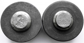 Drittes Reich
Prägestempelpaar (Matrizen) zur Medaille o.J.(1939) auf 20 Jahre Scapa Flow/Admiral Reuter. Prägedurchmesser 36 mm. Stempel Eisen 99 X ...
