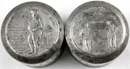 Drittes Reich
Prägestempelpaar (Patrizen) zur Medaille 1942, von Karl Goetz. Napoleon - der große Korse. Prägedurchmesser 36 mm. Stempel Eisen, 45 X ...