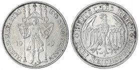 Gedenkmünzen
3 Reichsmark Meissen
1929 E. vorzüglich/Stempelglanz. Jaeger 338.