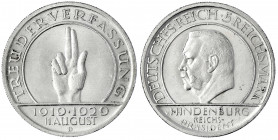 Gedenkmünzen
5 Reichsmark Schwurhand
1929 D. gutes vorzüglich. Jaeger 341.