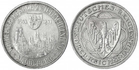 Gedenkmünzen
3 Reichsmark Magdeburg
1931 A. gutes sehr schön. Jaeger 347.