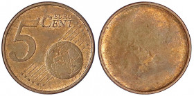 Bundesrepublik Deutschland
5 Euro-Cent o.J. Nur Wertseite geprägt.
prägefrisch, selten. Jaeger 484.