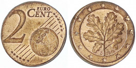 Bundesrepublik Deutschland
2 Euro-Cent 2016 D. Geprägt auf Ronde des Thailand 50 Satang (Yeoman 442). 18 mm; 2,35 g. Ohne Randrille. Schrötling unebe...