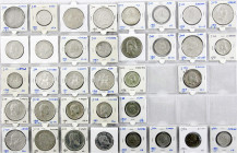 Deutsche Münzen ab 1871
35 z.T. bessere Silbermünzen zu 2, 3 und 5 Mark ab 1876. 7 X Baden, 5 X Hamburg, 9 X Preußen, 5 X Sachsen (u.a 2 X Georg) und...