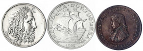 Sammlungen allgemein
3 Stück: England Naval Halfpenny Token 1812, Griechenland 20 Drachmen 1930, Portugal 10 Escudos 1932.
sehr schön bis vorzüglich...