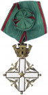 Italien
Republik, seit 1946
Verdienstorden der Republik Italien am Band, Ritterkreuz am Band, gestiftet 1951. vorzüglich, kl. Emaillefehler