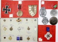 Lots
Deutschland
23 Ehrenzeichen und Miniaturen des Dritten Reiches. U.a. Krimschild, EK II 1939, Medaille für Deutsche Volkspflege, etc. Besichtige...