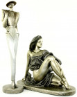 Skulpturen und Plastiken
2 Skulpturen von David Fisher, Austin, Texas, USA: "Vogue" 1987 (Dame im modischen Anzug), Aluminium/Stahl/Bronze, Höhe 64 c...