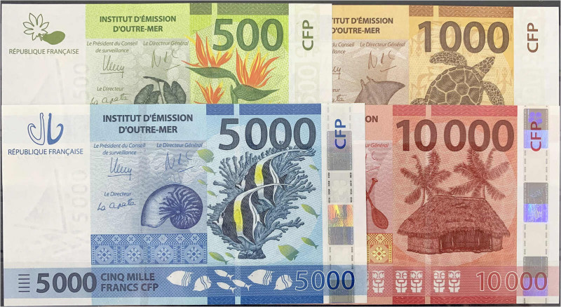 Ausland
Französische Pazifische Gebiete
500, 1000, 5000 u. 10000 Francs CFP o....