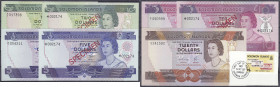 Ausland
Solomon-Inseln
7 Scheine zu 2 X 2, 2 X 5. 2 X 10 und 20 Dollar o.D. (1977-81). Bis auf 20 Dollar, alle Werte 1 X mit Aufdruck „SPECIMEN“, in...