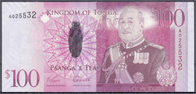 Ausland
Tonga
Königreich Tonga, 100 Pa´anga o.D. (2008). I- Pick 43.