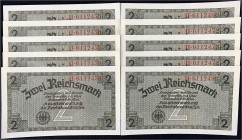 Die deutschen Banknoten ab 1871 nach Rosenberg
Deutsches Reich, 1871-1945
Wehrmachts- und Besatzungsausgaben 2.Weltkrieg, 1939-1945
10 Reichskredit...