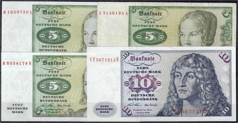 Die deutschen Banknoten ab 1871 nach Rosenberg
Westliche Besatzungszonen und BR...