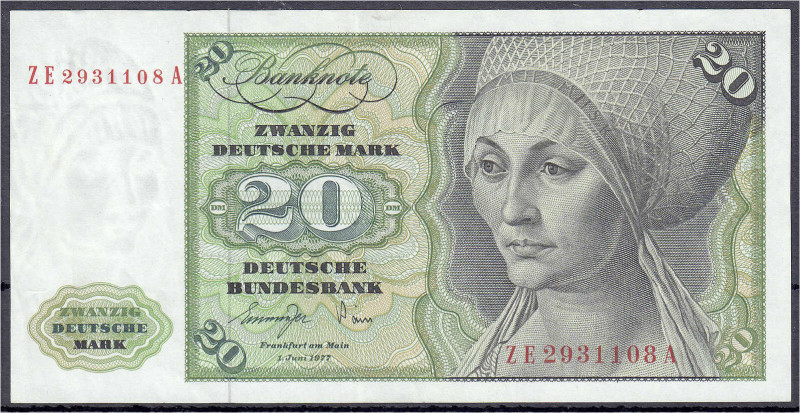 Die deutschen Banknoten ab 1871 nach Rosenberg
Westliche Besatzungszonen und BR...