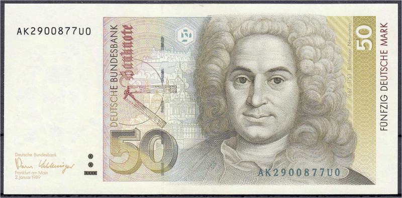 Die deutschen Banknoten ab 1871 nach Rosenberg
Westliche Besatzungszonen und BR...