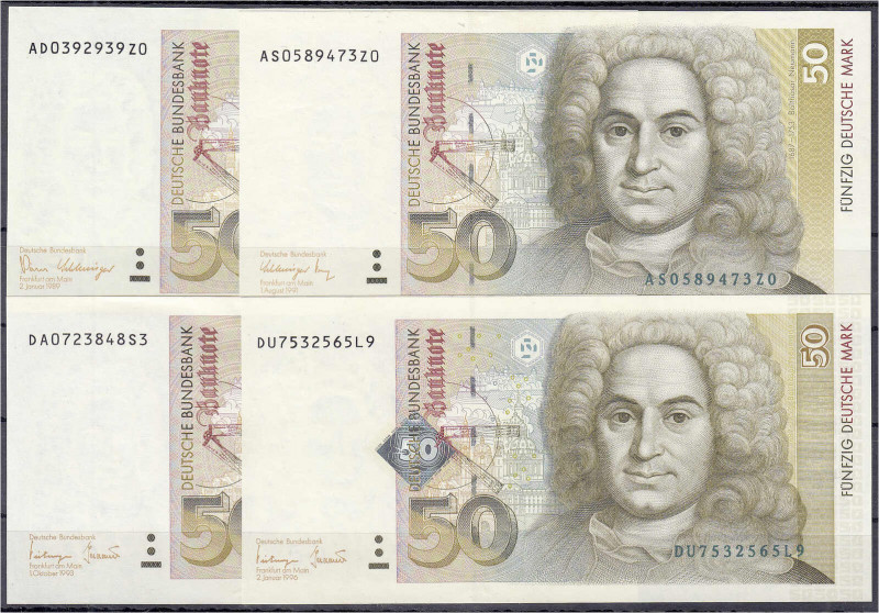 Die deutschen Banknoten ab 1871 nach Rosenberg
Westliche Besatzungszonen und BR...