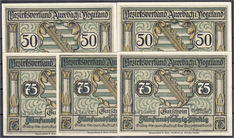 Deutsches Notgeld und KGL
Auerbach (Sachsen)
Bezirksverband der Amtshauptmanns...