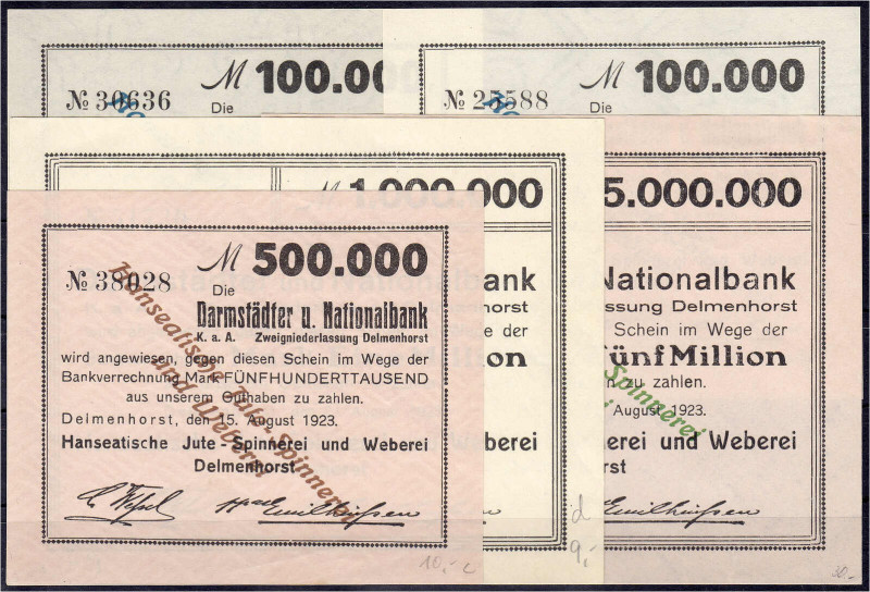 Deutsches Notgeld und KGL
Delmenhorst (Oldenburg)
Hanseatische Jutespinnerei u...