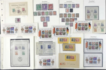 Lots und Sammlungen
Deutschland (alphabetisch)
Sowjetische Zone + DDR 1945-1955 */**/gest.: Schöne Sammlung im Vordruckalbum in fast nur gestempelte...