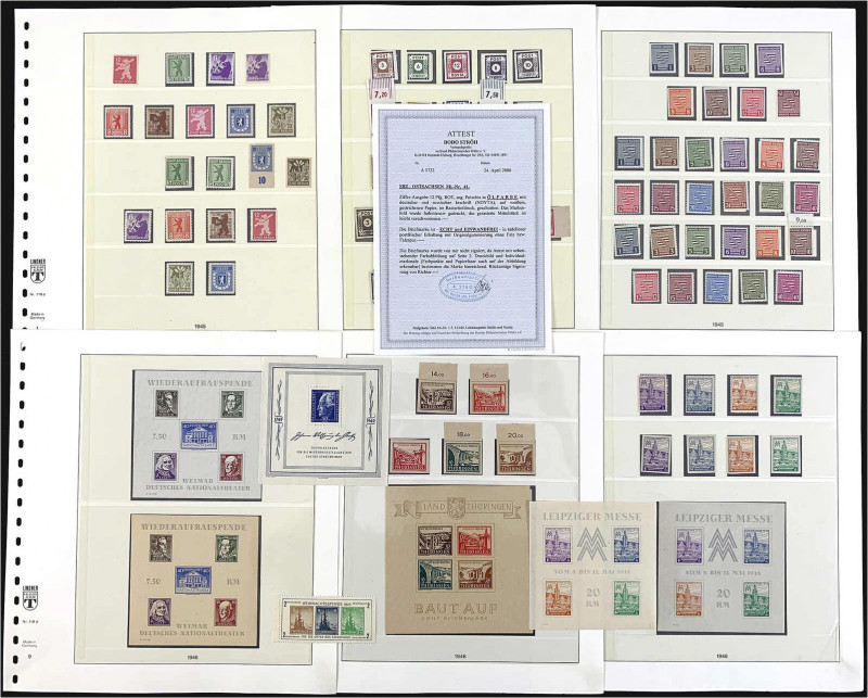 Lots und Sammlungen
Deutschland (alphabetisch)
Sowjetische Zone 1945-1949 */**...