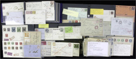 Briefe
Lots und Sammlungen Deutschland (alphabetisch)
Altdeutschland-Bayern: Umfangreiche Sammlung im Album und auf Blättern, beginnend ab Altbrief ...
