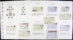 Briefe
Lots und Sammlungen Deutschland (alphabetisch)
Altdeutschland-NDP 1868-1869 gest./Briefe: Reichhaltige Sammlung im selbst gestalteten Klemmbi...