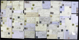 Briefe
Lots und Sammlungen Deutschland (alphabetisch)
Altdeutschland-Preußen: Nette Ansammlung von knapp ca. 60 Belegen, dabei Nummernstempel-Belege...