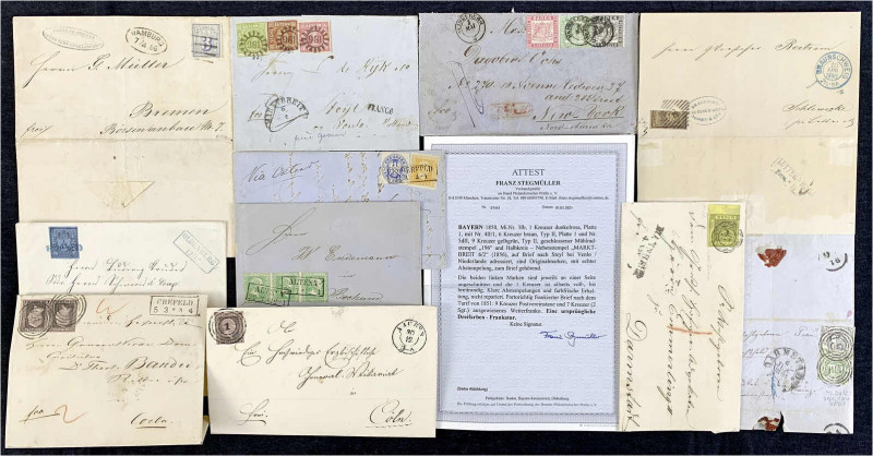 Briefe
Lots und Sammlungen Deutschland (alphabetisch)
Altdeutschland: Abwechsl...