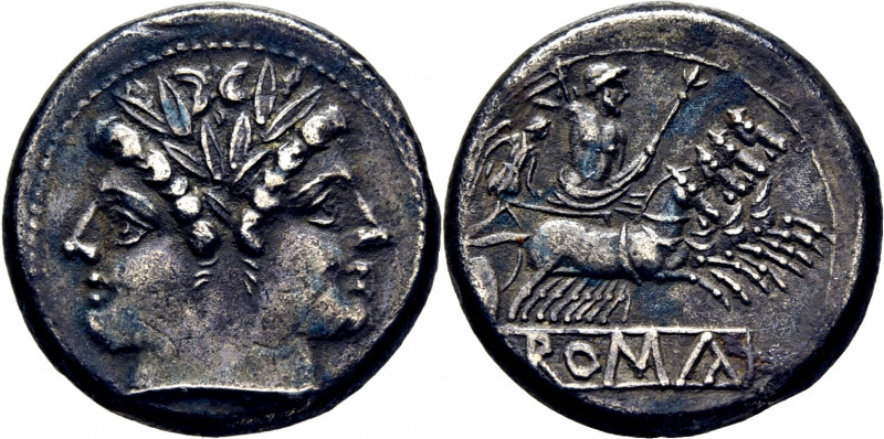 ROMA REPÚBLICA. Campania-Capua. Didracma?. 270-200 a.C. Cabeza de Jano bifronte....