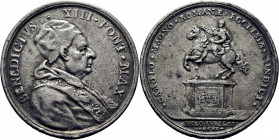 ESTADOS PONTIFICIOS. León XIII en el milenario. Medalla. 1725 (Año I/II)
