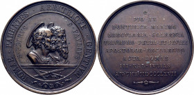 ESTADOS PONTIFICIOS. Pío XII. Medalla. 1867. Solemne Triunfo de San Pedro y San Pablo. EBC/EBC-