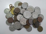 EE.UU. 1/2$ (6), 1/4$ (6), dime (9), nikels (14) y cents (21). Desde 1936…Lote de conjunto a examinar