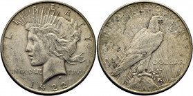 EE.UU./USA. Paz. Dólar. 1922
