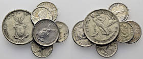 FILIPINAS. Dominación USA. 10 centavos. 1903 y 1919…Lote de 6