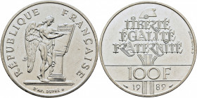 FRANCIA. V República. 100 francos. Peña de Francia. 1989. Casi EBC+