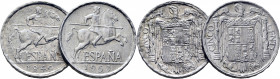 ESTADO ESPAÑOL. 5 céntimos. 1940 y 1953. SC- y EBC-. Lote de 2