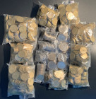 ESTADO ESPAÑOL. Acumulación de 1 peseta. (1947-1953, 1963 y 1966) Lote de conjunto a examinar