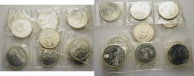 JUAN CARLOS I. 2.000 pesetas. 1994. Asamblea FMI-BM. En sus bolsas originales, tira unida. Lote de 10