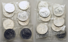 JUAN CARLOS I.  2.000 pesetas. 2001. Última emisión de la peseta. En sus bolsas originales. Lote de 10