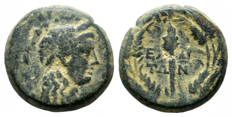 Aeolis, Elaia. ca.2nd-1st centuries BC. Æ (14mm, 3.11g). Head of Demeter right, ...