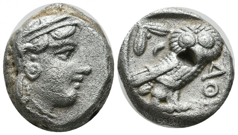 Attica, Athens. ca.454-404 BC. AR Tetradrachm (23mm, 16.63g). Head of Athena rig...